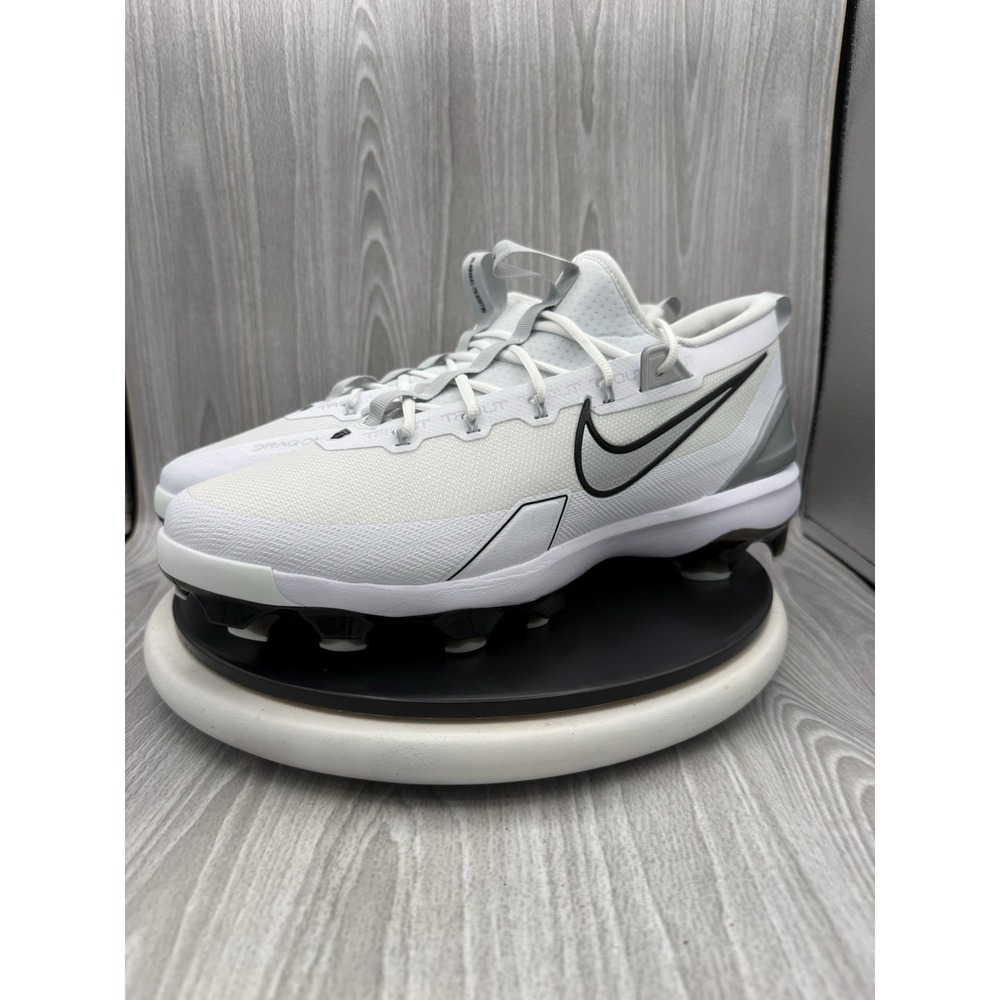 Nike Force Zoom Trout 9 Elite MCS Mens Size 15 White Baseball Cleats FZ0884-102